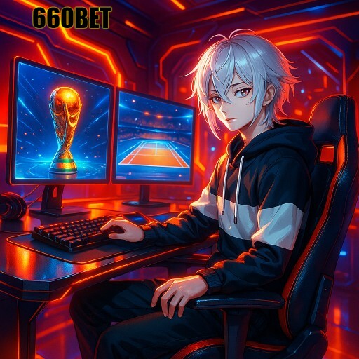 Imagem promocional da 660BET mostrando a plataforma e suas vantagens