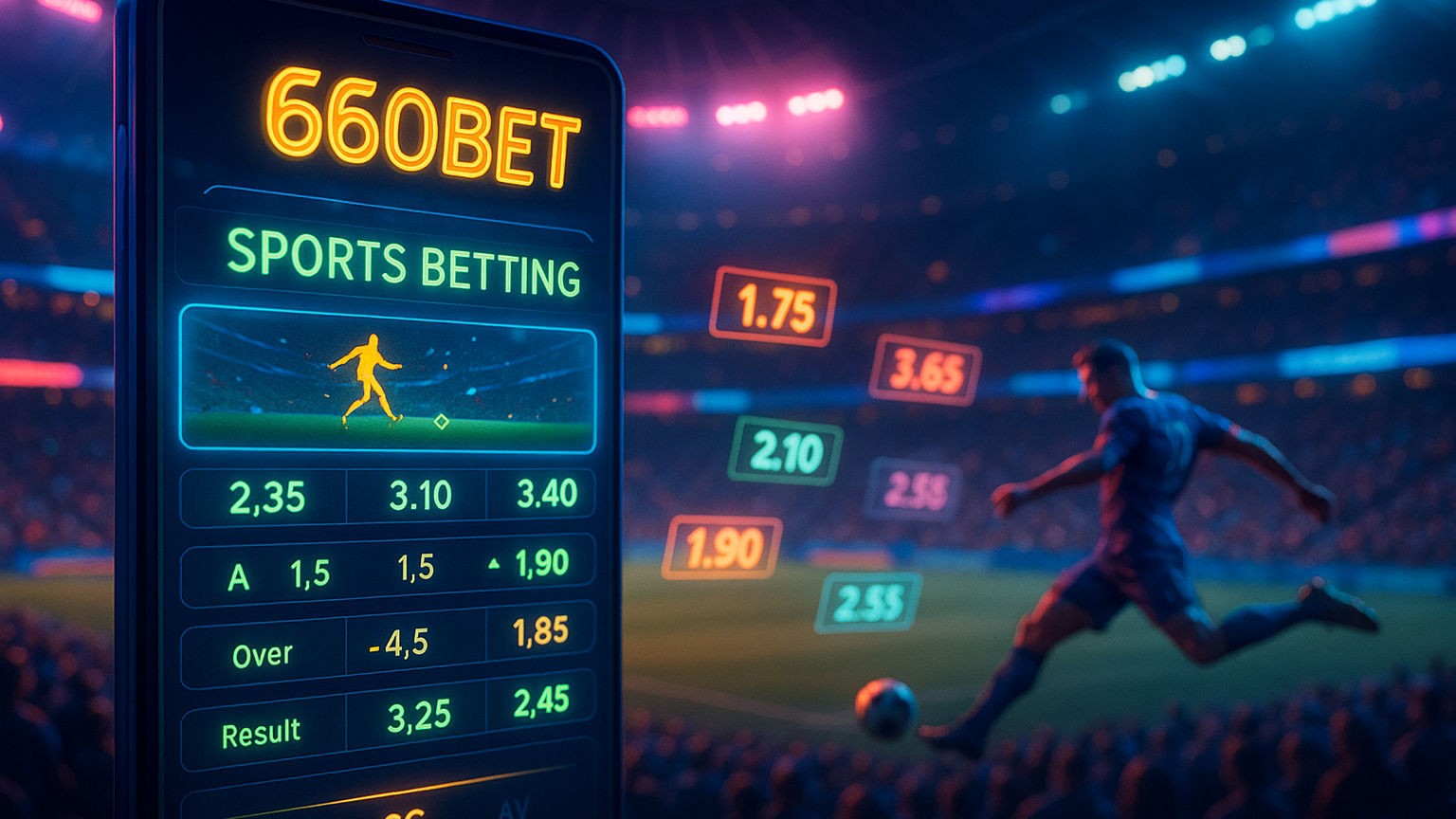 Aposte em apostas esportivas no cassino online 660BET