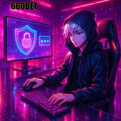 Imagem promocional da 660BET destacando login rápido e plataforma segura