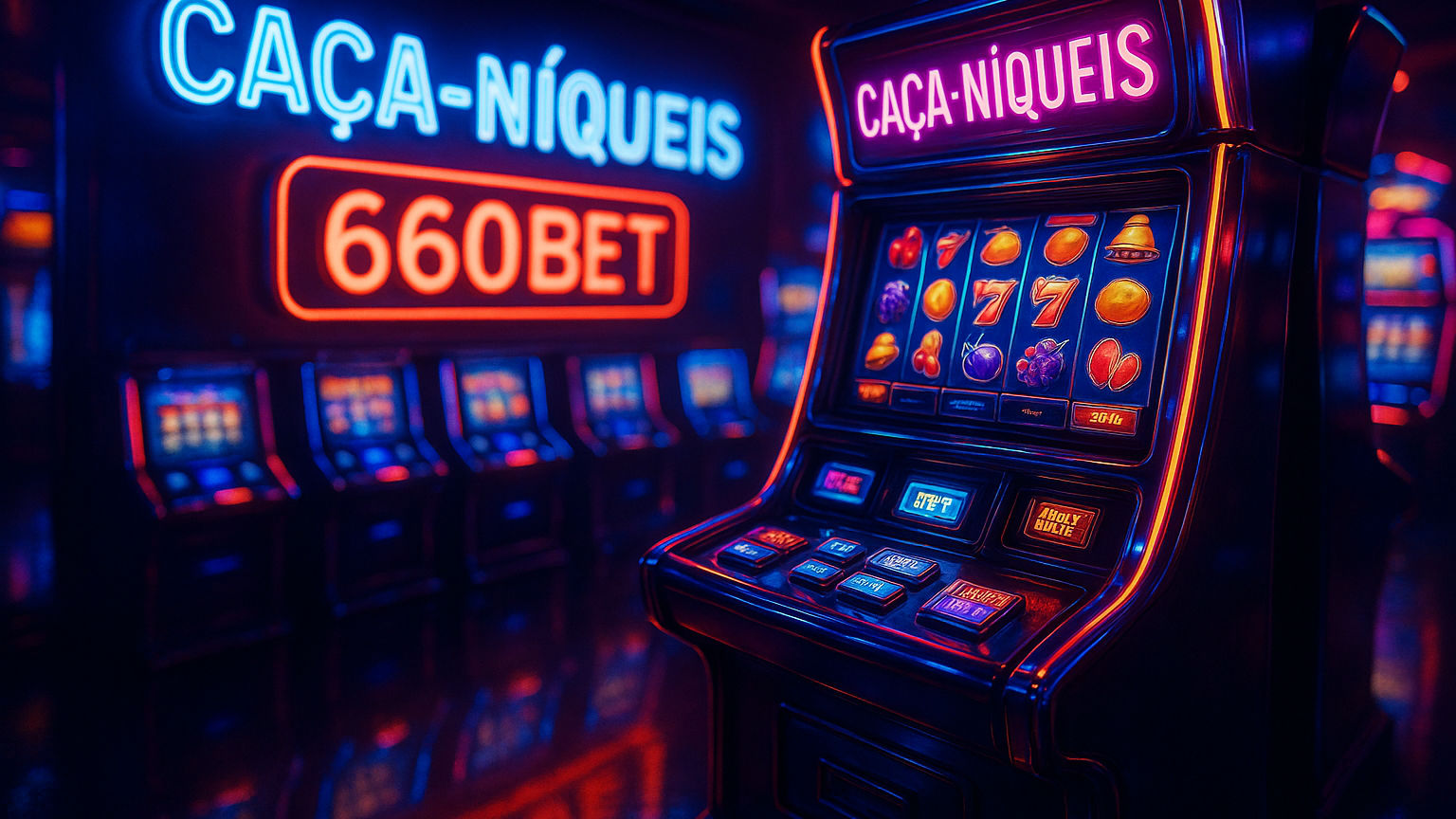 Explore o mundo das slot machines no 660BET Casino